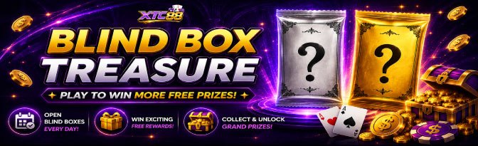 XTC88 Malaysia Blind Box Treasure promotion banner