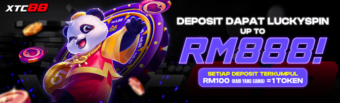 XTC88 Malaysia LuckySpin deposit promotion up to RM888